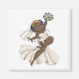 Happy Bride 13 Magnet