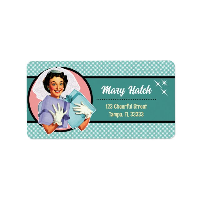 Happy Bride Address Labels (Front)