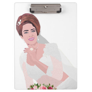 HAPPY BRIDE CLIPBOARD