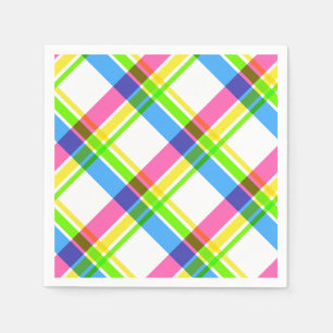 Happy & Bright Plaid Napkins