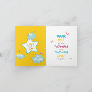 Happy Bright Tooth Fairy Land Sparkly Magical Fun Card