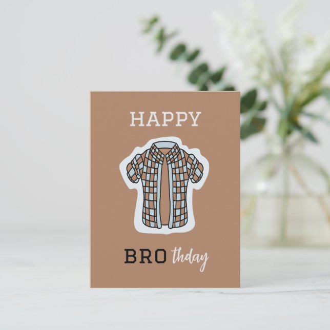 Happy BROthday Birthday Card  (Standing Front)