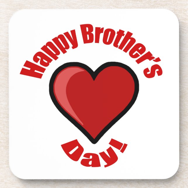 Happy Brother's Day! Coaster (Front)
