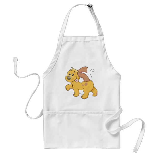Happy Brown Dog Tshirts and Gifts Standard Apron (Front)