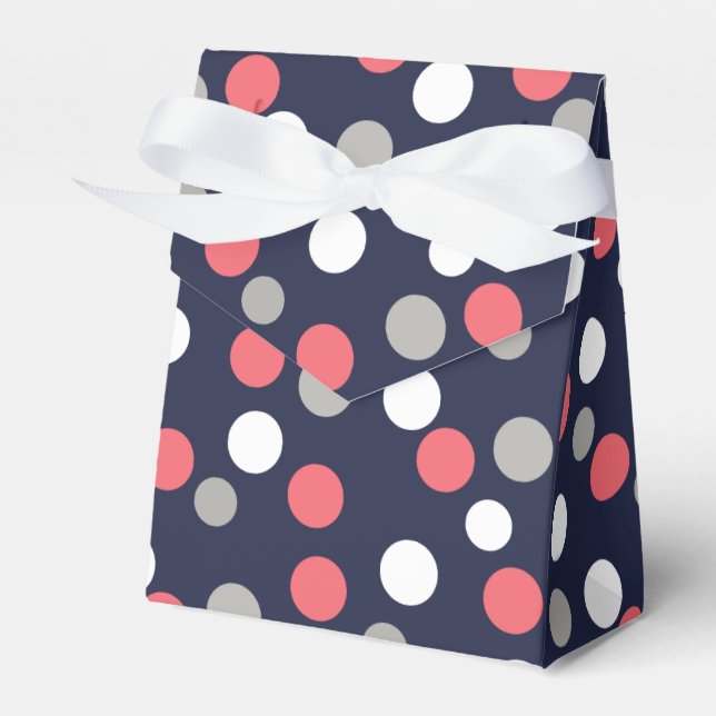 Happy Bubbles Balls Funky Print Favour Gift Box (Front Side)