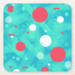 Happy Bubbles / Balls Paper Coaster