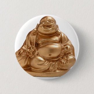 Happy Buddha 6 Cm Round Badge