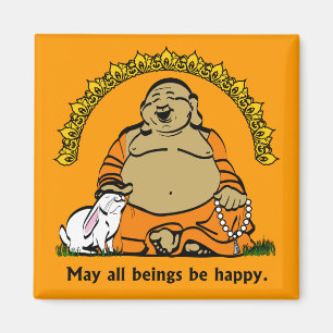 HAPPY BUDDHA MAGNET