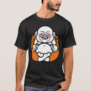 Happy Buddha Postiivity Happiness Namaste Buddhist T-Shirt