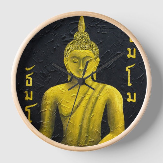 Happy Buddha Watch Clock (Front)