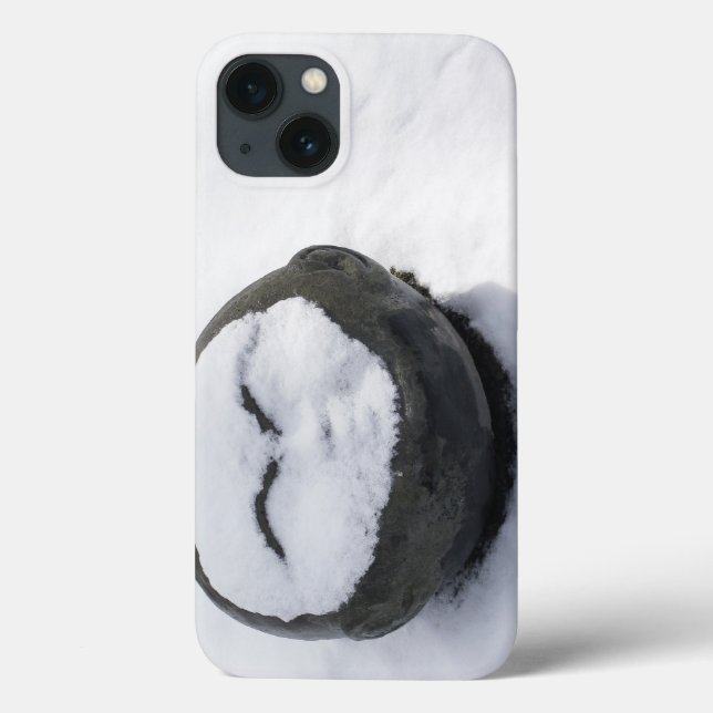 Happy Buddha With Snow Facial Case-Mate iPhone Case (Back)