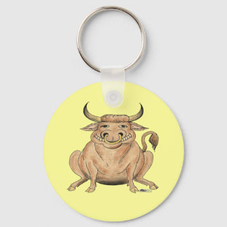 Happy Bull Key Ring