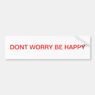HAPPY BUMPER STICKER