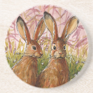 Happy Bunnies design by Schukina A072 Coaster