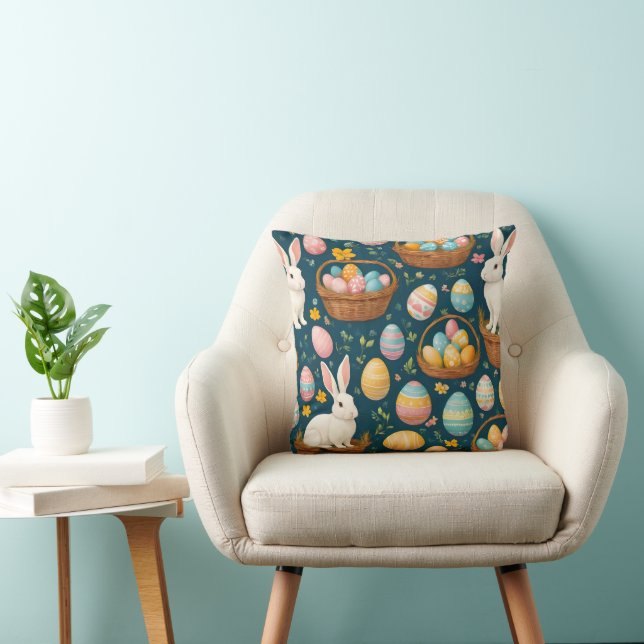 Happy Bunny Easter Modern Collection Cushion (Chair)