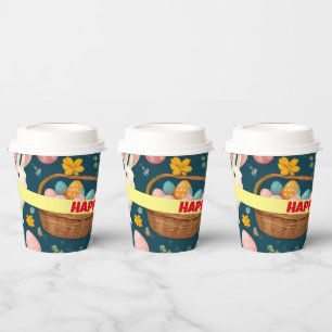 Happy Bunny Easter Modern Collection Paper Cups