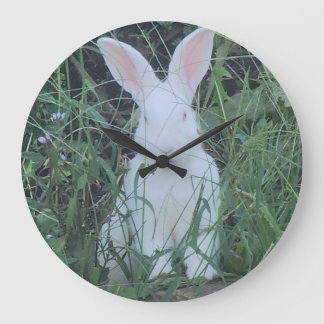 Happy Bunny Large Clock