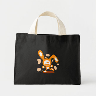 Happy Bunny(Orange) Mini Tote Bag
