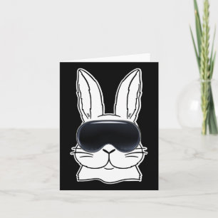Happy Bunny With Vr Gles Metaver Easter Day Dad Ga Card