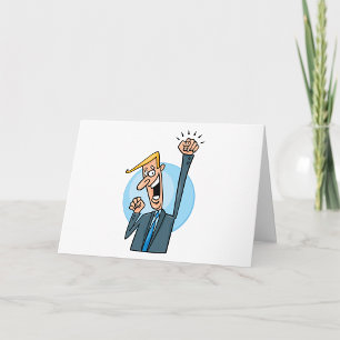 Happy Businessman Card