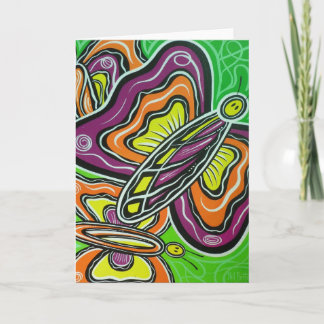 Happy Butterflies Blank Greeting Card