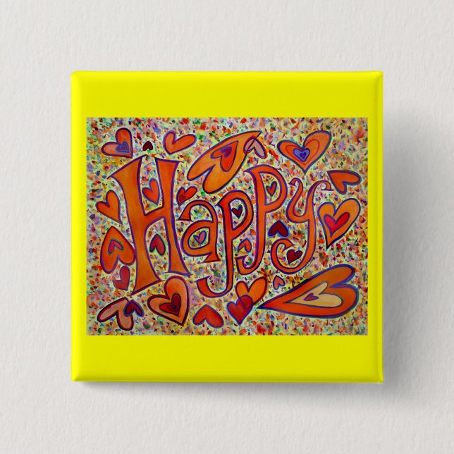 Happy Button (Front)