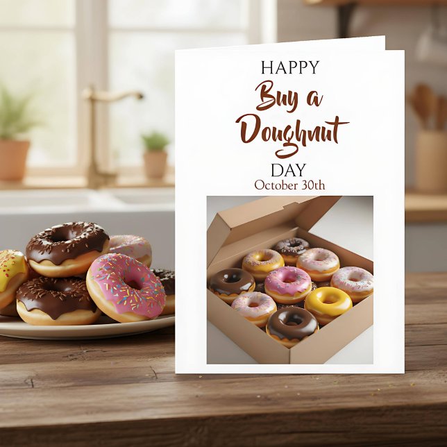 Happy Buy a Doughnut Day | October 29th Card (Creator Uploaded)