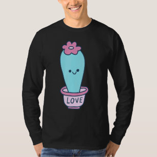 Happy Cactus Love Pot T-Shirt