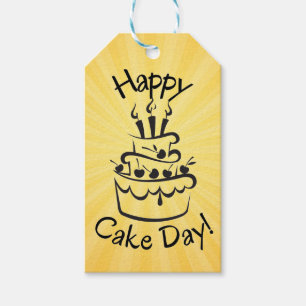 Happy Cake Day Gift Tag