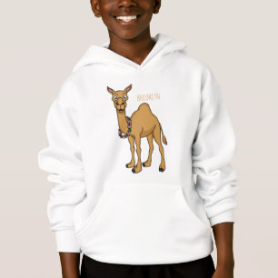 Happy camel cartoon illustration