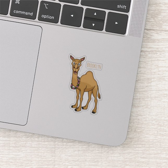 Happy camel cartoon illustration (Detail)