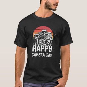 Happy Camera Day Photo  for Photographers and Phot T-Shirt