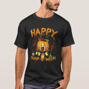 Happy Camp O Ween Camping Halloween T-Shirt