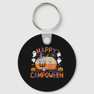 Happy Camp-o-ween Halloween Camping Ghosts And Cam Key Ring