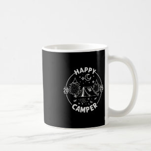 Happy Camper 2025 Camping Crew Vacation Group Team Coffee Mug