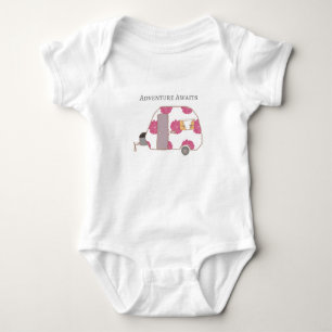 Happy Camper - Adventure Awaits Baby Bodysuit