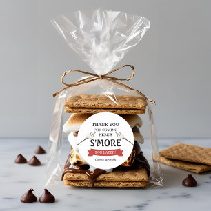 Happy Camper Adventure Birthday Classic Round Sticker