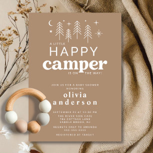 Happy Camper Baby Shower Invitation