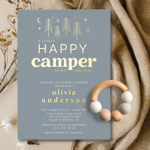 Happy Camper Baby Shower Invitation