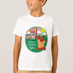 Happy Camper Bear T-Shirt