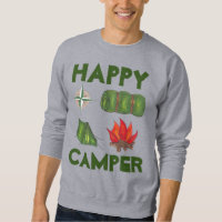 Happy Camper Caming Enthusiast Tent Compass