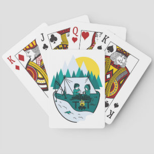 Happy Camper Camp Lover Playing Cards