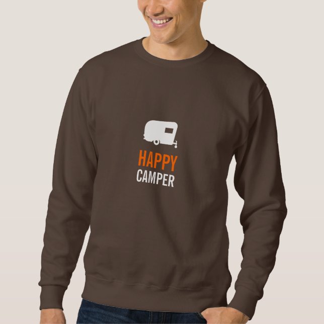 Happy Camper - Camping Camper Tshirt (Front)