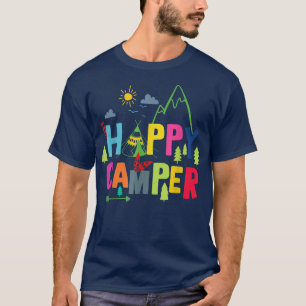 Happy Camper Camping Funny Gift Men Women Kids T-S T-Shirt