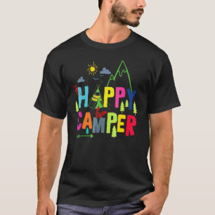 Happy Camper Camping Funny  Men Women Kids 1 T-Shirt