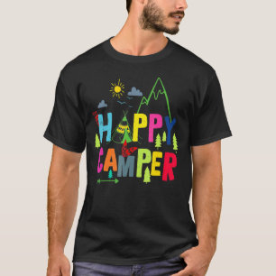 Happy Camper Camping Men Women Kids T-Shirt