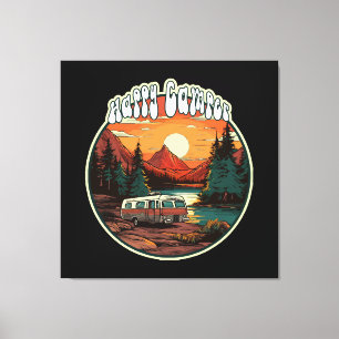 Happy Camper Canvas Print