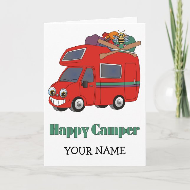 Happy Camper Card (Front)