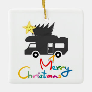 **HAPPY CAMPER*** CHRISTMAS ORNAMENT