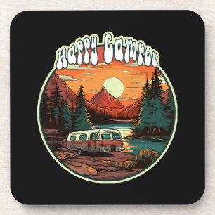 Happy Camper Coaster